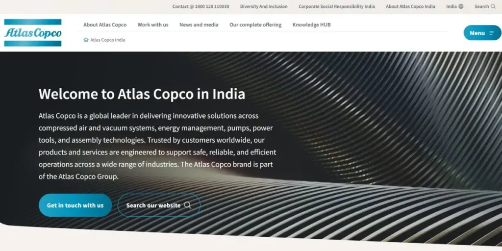 Atlas Copco India - Manufacturing Companies in Pune