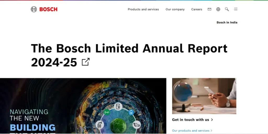 Bosch India - Manufacturing Companies in India