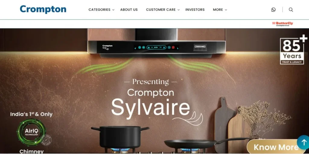 Crompton Greaves Consumer Electricals - Manufacturing Companies in India