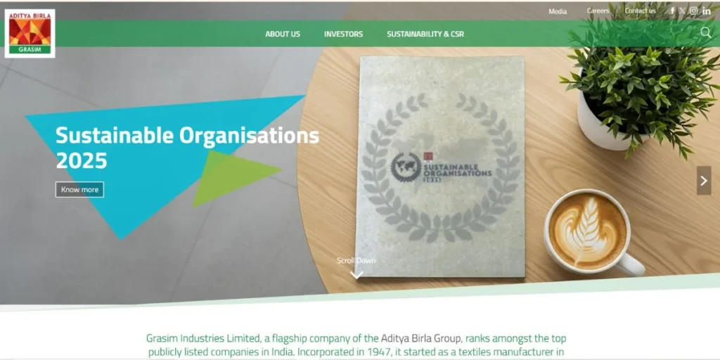 Grasim Industries - Manufacturing Companies in India