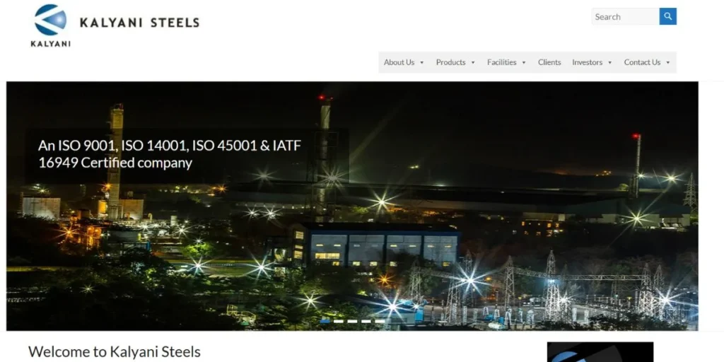 Kalyani Steels - Manufacturing Companies in Pune