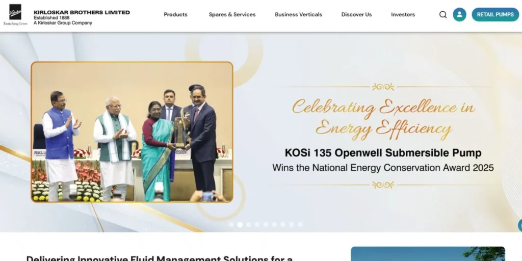 Kirloskar Brothers Limited - Manufacturing Companies in Pune