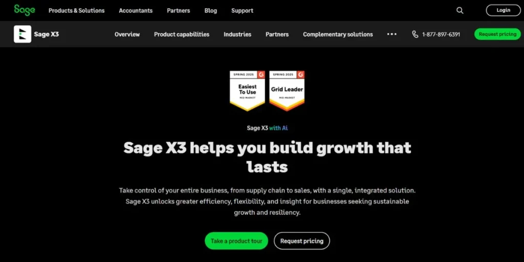Sage X3 - ERP Software for Manufacturing