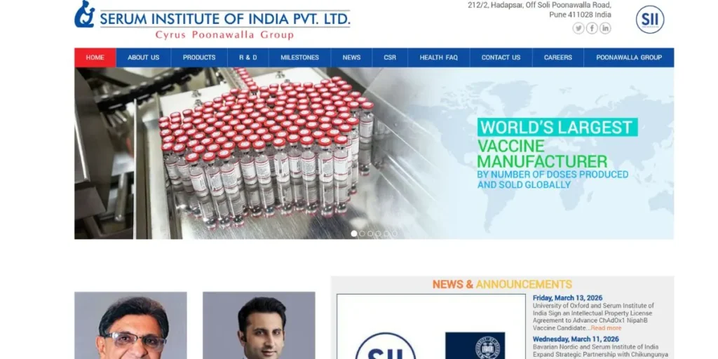 Serum Institute of India - Manufacturing Companies in Pune