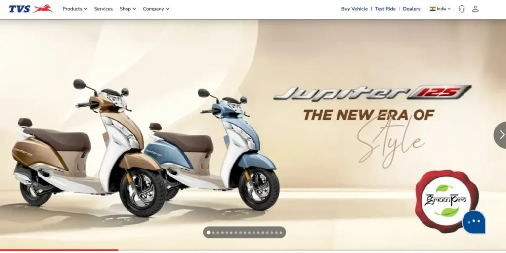 TVS Motor Company - Manufacturing Companies in India