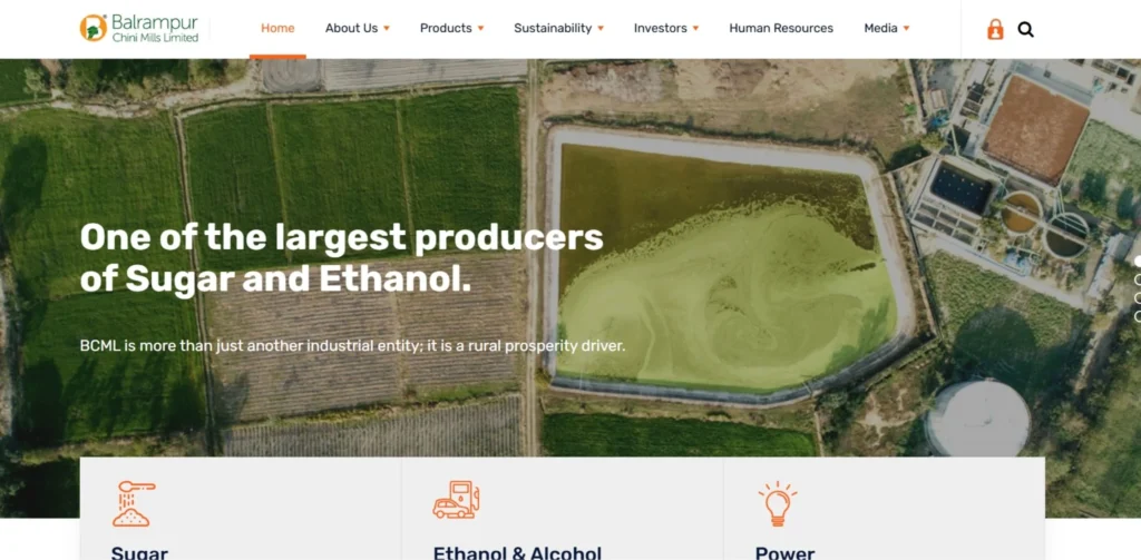 Ethanol Manufacturing Companies - Balrampur Chini Mills Ltd