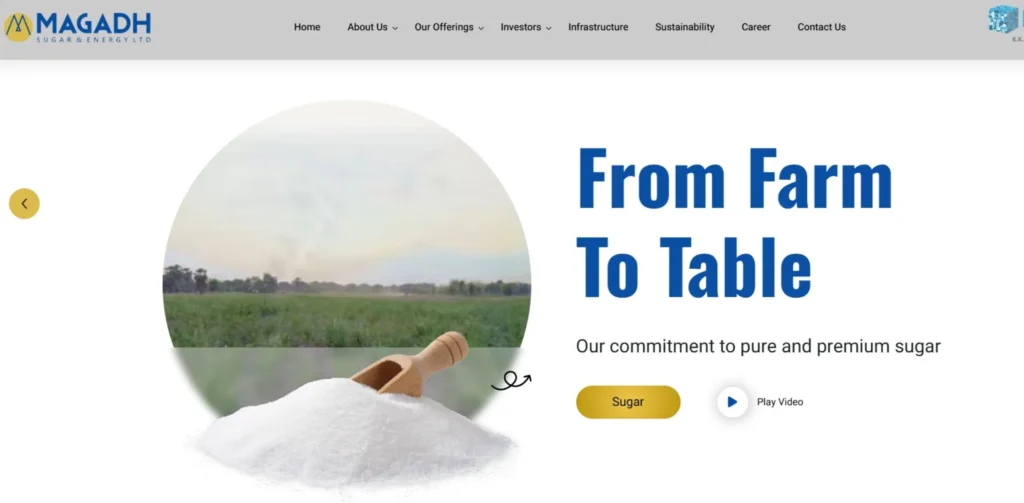Ethanol Manufacturing Companies - Magadh Sugar & Energy Ltd