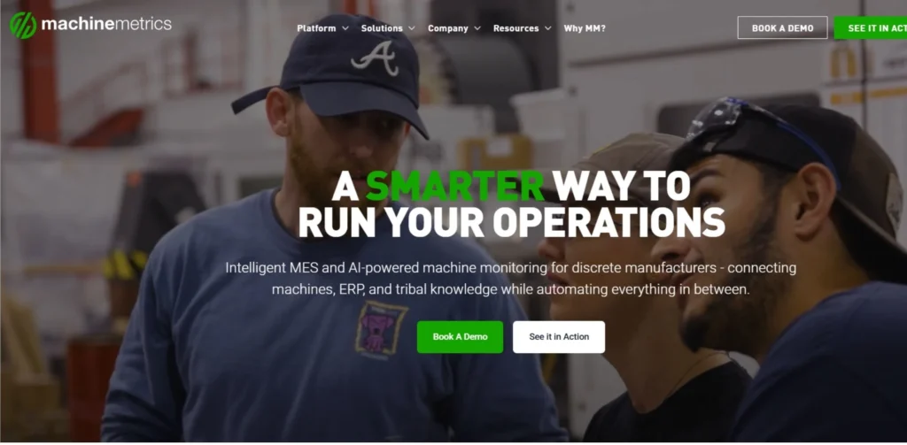 Manufacturing Analytics Software - MachineMetrics