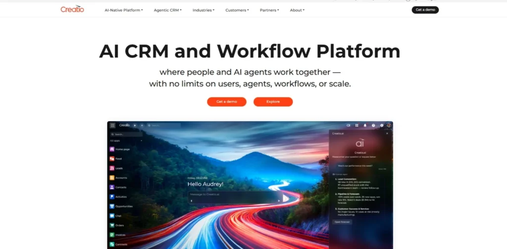 Manufacturing CRM Software - Creatio