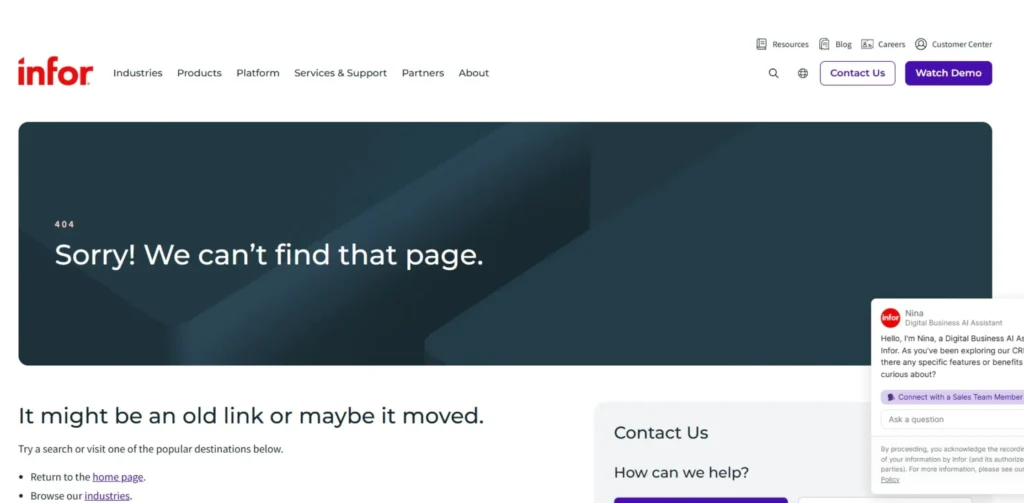 Manufacturing CRM Software - Infor CRM