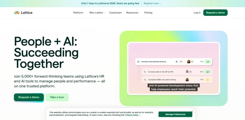 Performance Management Software - Lattice