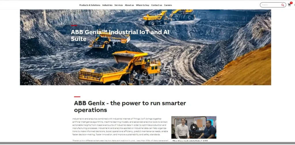 Smart Factory Software - ABB Ability Genix