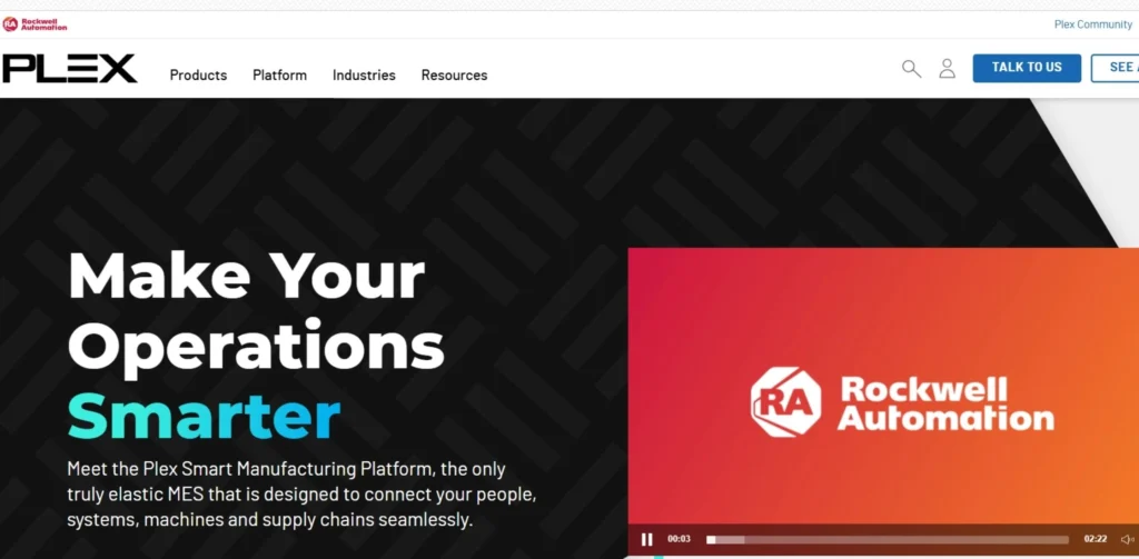 Smart Factory Software - Plex Systems
