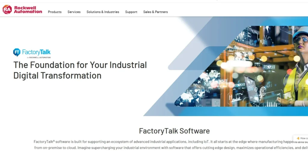 Smart Factory Software - Rockwell Automation FactoryTalk