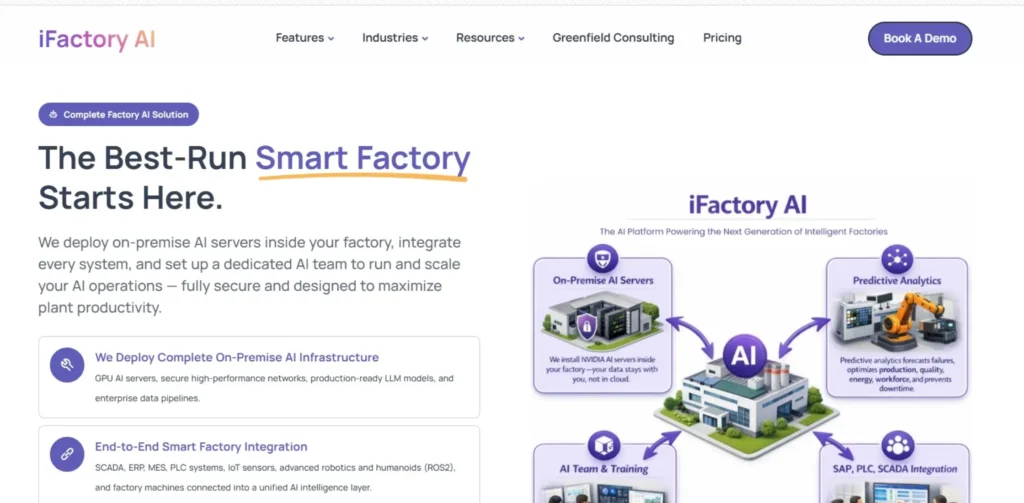 Smart Factory Software - iFACTORY