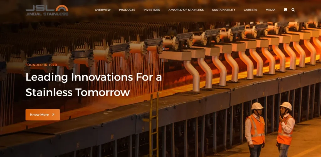 Steel Companies in India - Jindal Stainless Limited