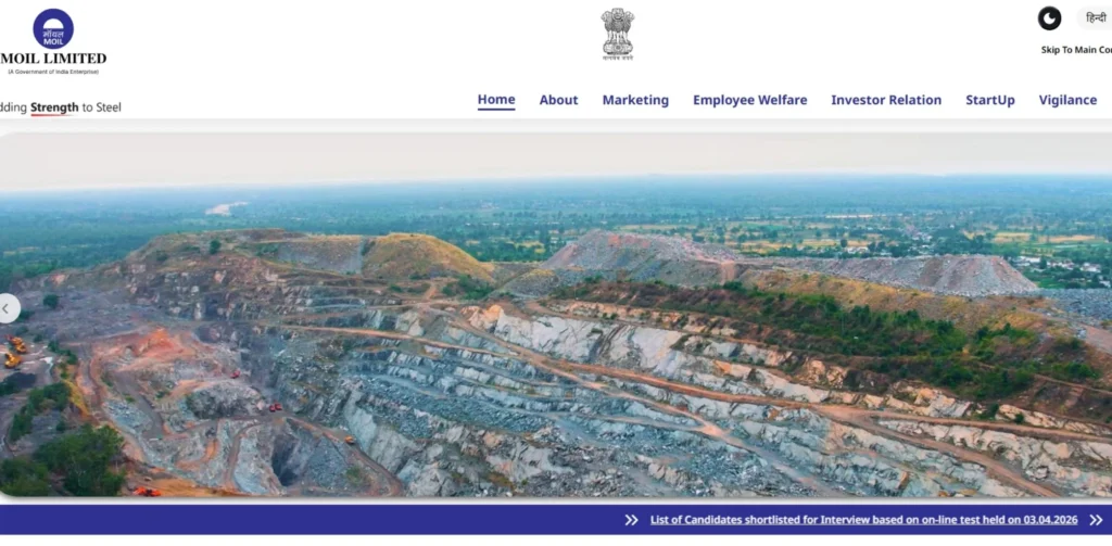 Steel Companies in India - MOIL Limited