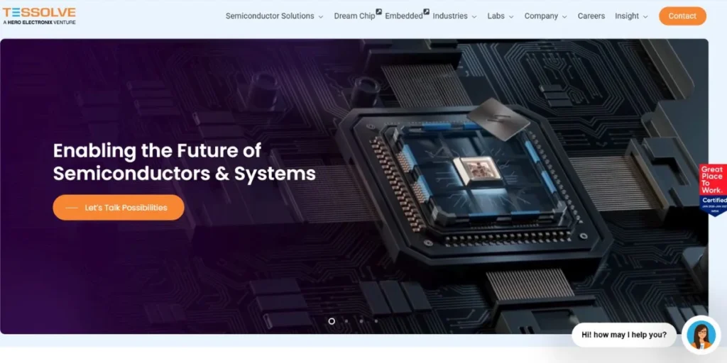 Tessolve (Hero Electronix) - Semiconductor Companies in Chennai