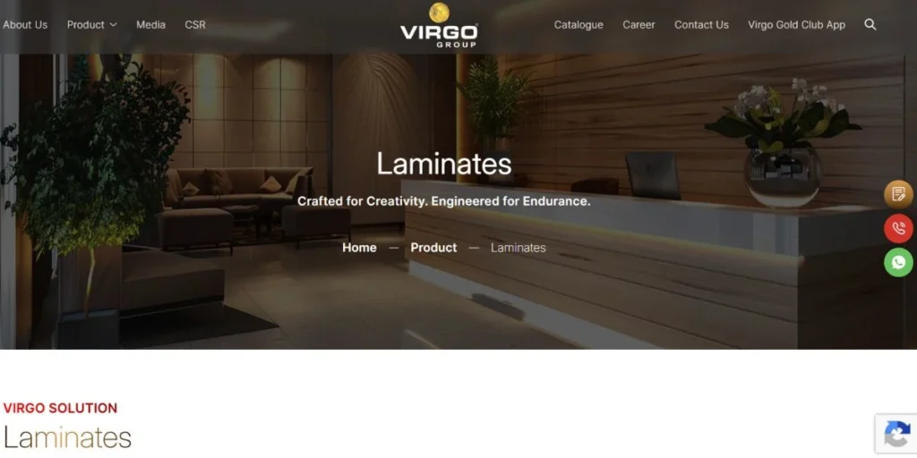 Virgo Laminates - Laminate Brands in India