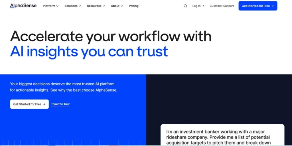 AlphaSense - Enterprise Generative AI Applications
