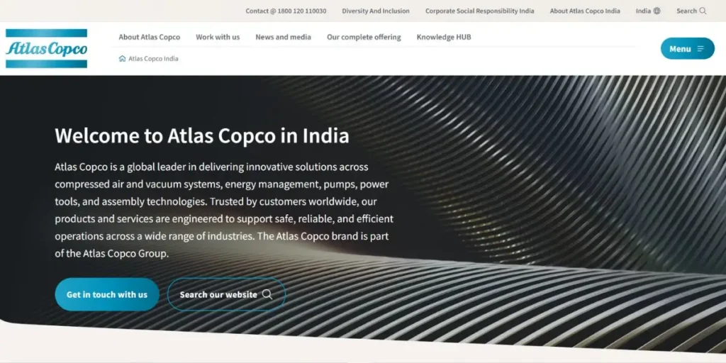 Atlas Copco India - Generator Companies in India