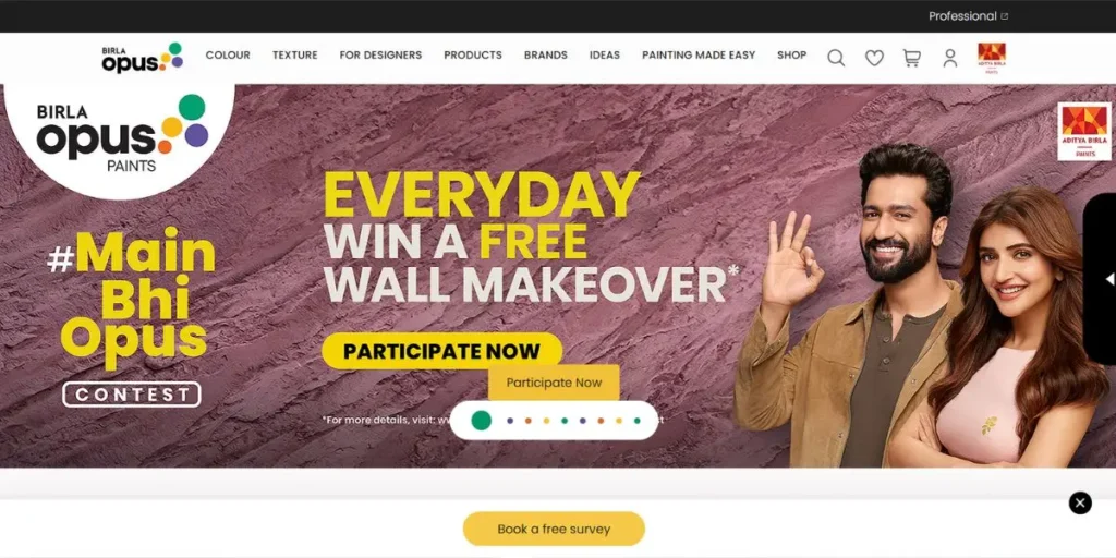Birla Opus - Top Paint Companies in India
