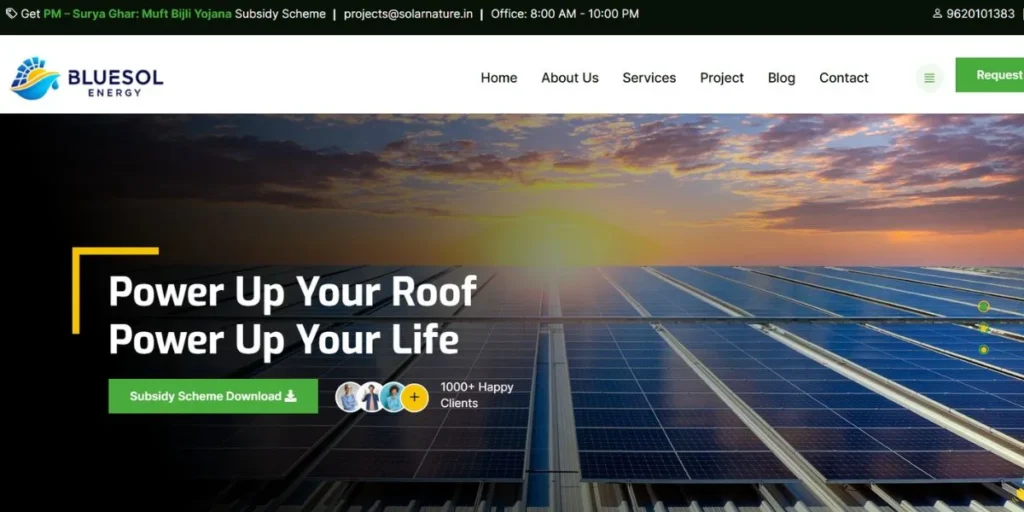 BlueSol Solar Energy - Solar Companies in Bangalore