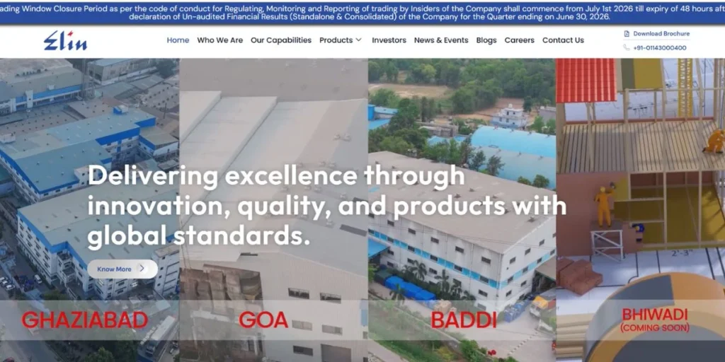 Elin Electronics - Electronics Companies in India