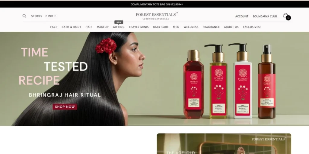 Forest Essentials - Ayurvedic Companies in India