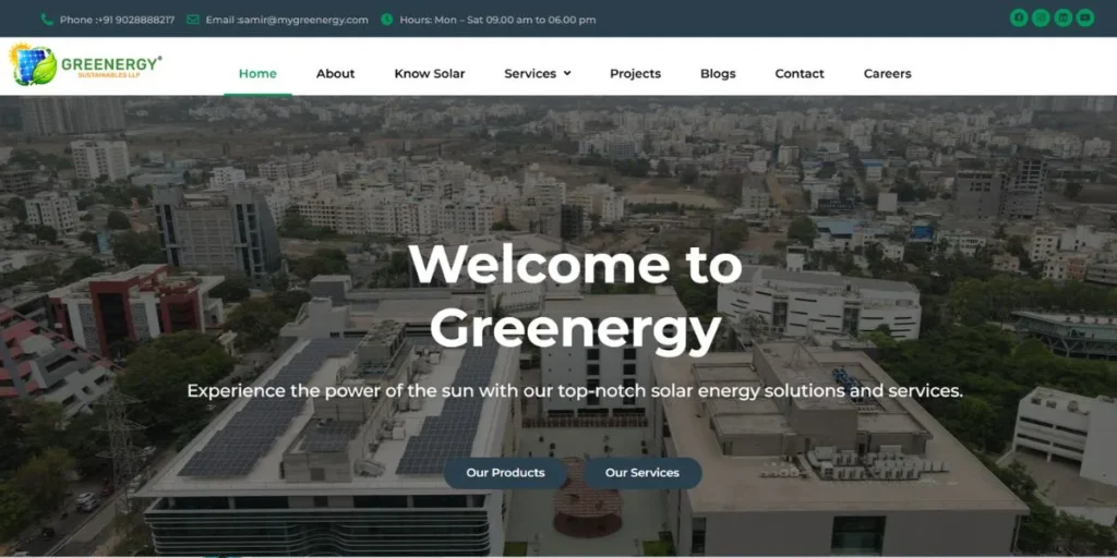 Greenergy Sustainables - Solar Companies in Pune