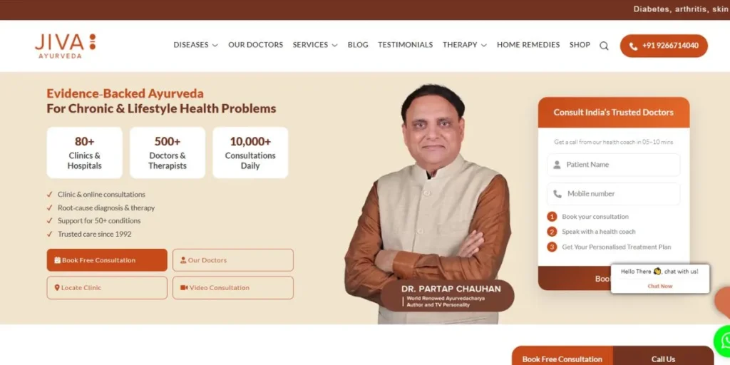 Jiva Ayurveda - Ayurvedic Companies in India