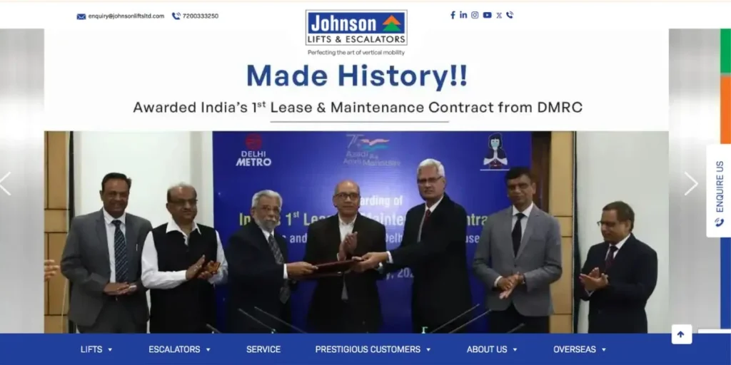 Johnson Lifts - Elevator Companies in Chennai
