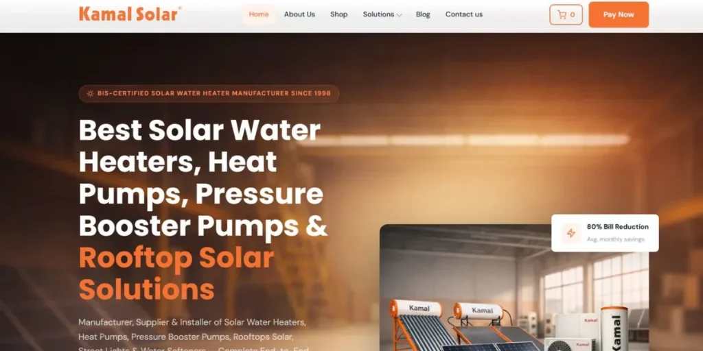 Kamal Solar - Solar Companies in Bangalore