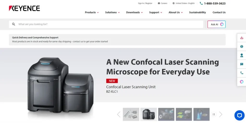Keyence - Smart Manufacturing Technology Vendors