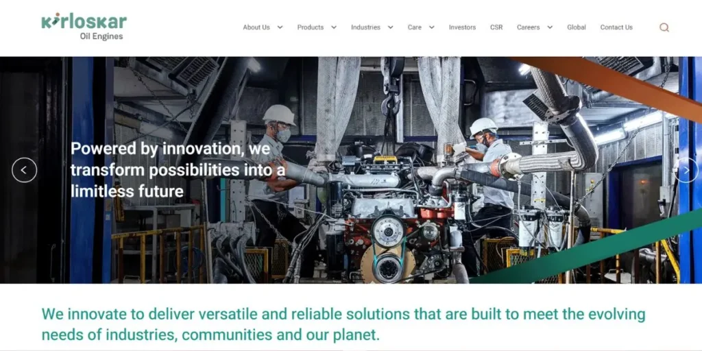 Kirloskar Oil Engines (KOEL) - Generator Companies in India