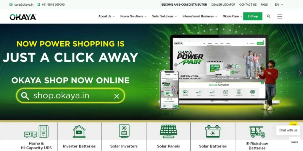 Okaya Power Pvt. Ltd - Battery Companies in India