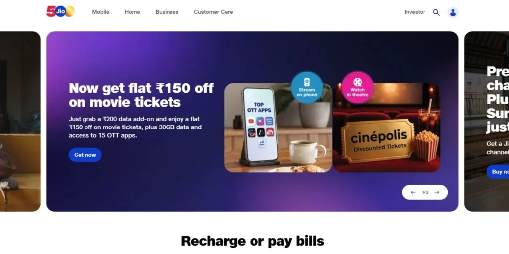 Reliance Jio - SIM Card Companies in India