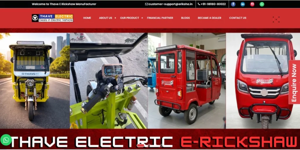 Thave EV - E-Rickshaw Company in India