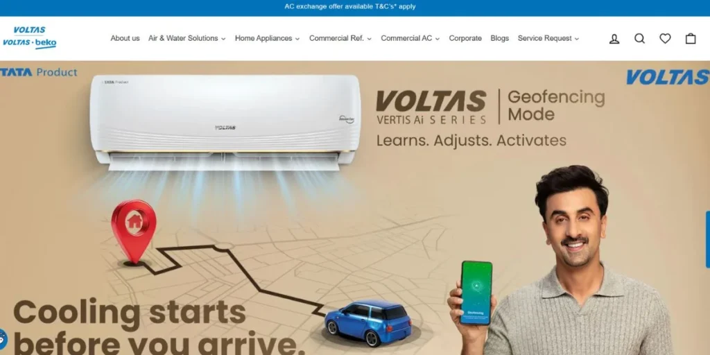 Voltas (Tata Group) - Electronics Companies in India
