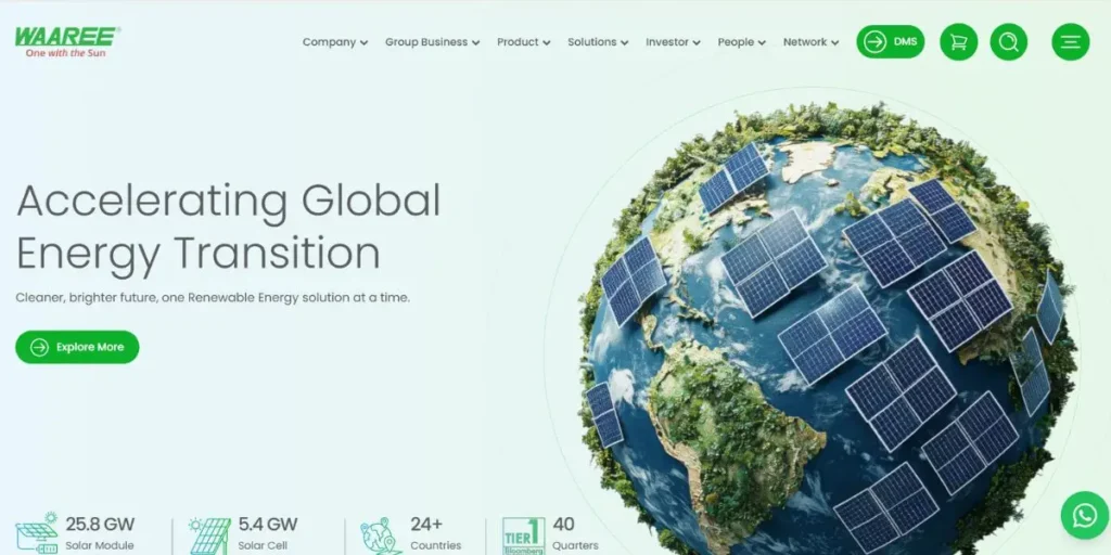 Waaree Energies Ltd. - Solar Companies in Delhi NCR