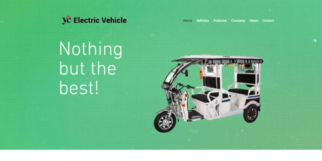 YC Electric Vehicle - E-Rickshaw Company in India