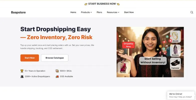 Best Dropshipping Suppliers India - Baapstore