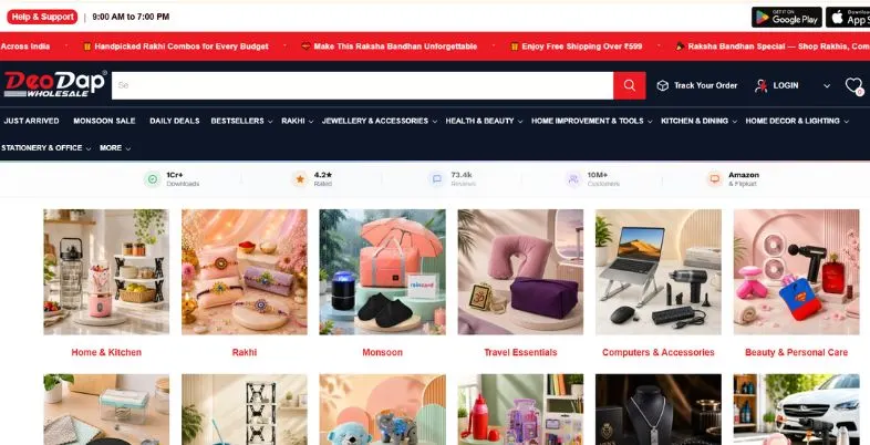 Best Dropshipping Suppliers India - Deodap
