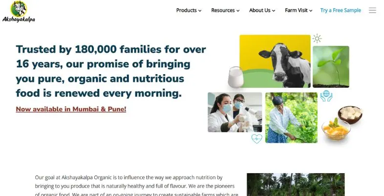 Food Manufacturing Companies in Bangalore - Akshayakalpa Organic