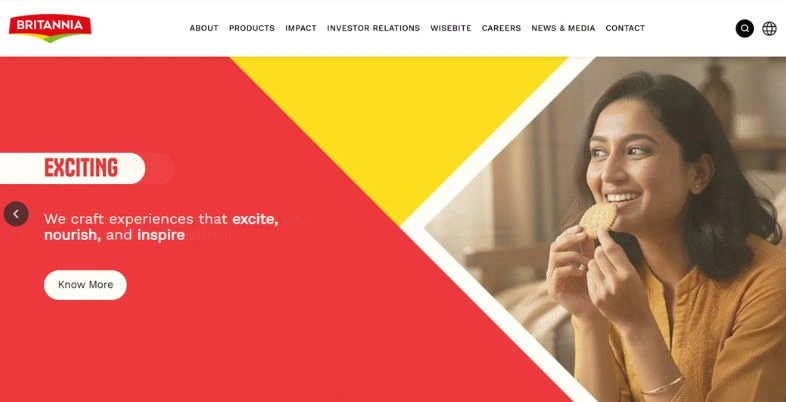 Food Manufacturing Companies in Bangalore - Britannia Industries Limited