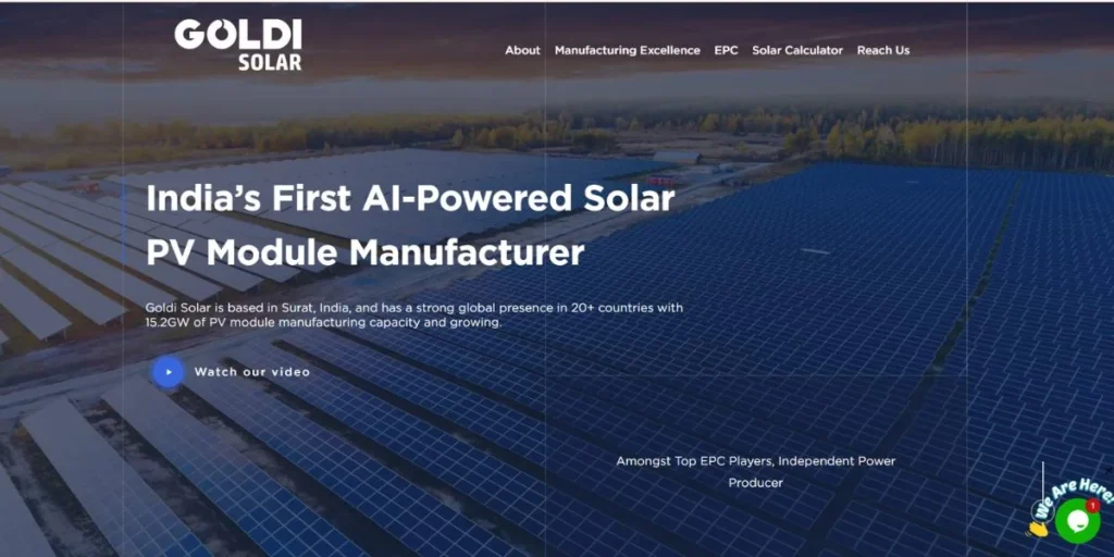 Goldi Solar Pvt Ltd - Solar Companies in India