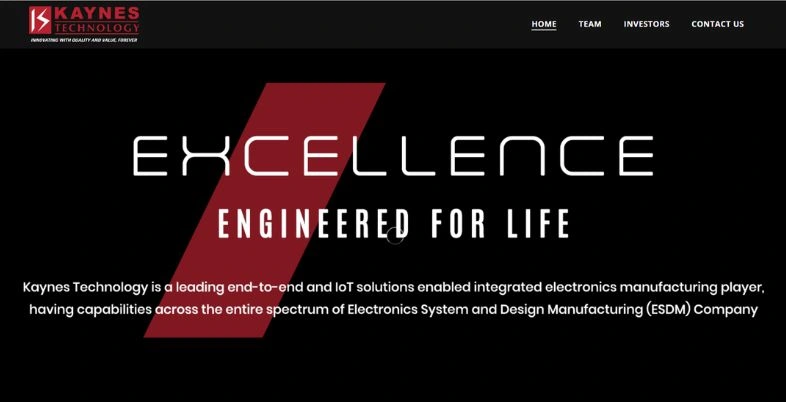 Manufacturing Companies in Mysore - Kaynes Technology India Limited