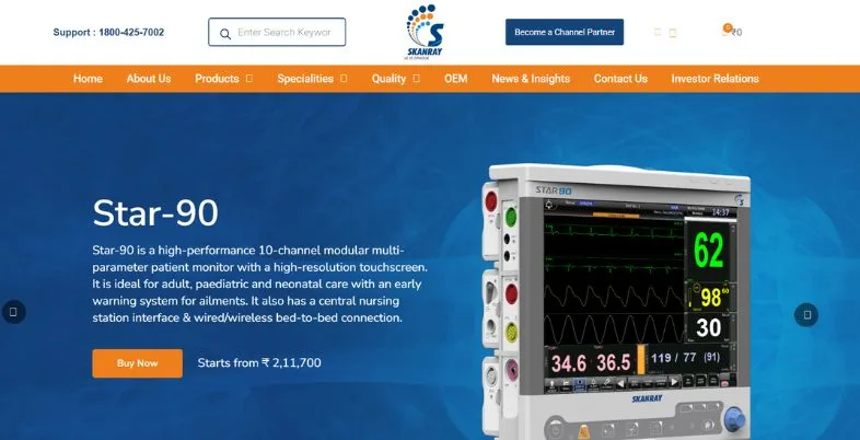 Manufacturing Companies in Mysore - Skanray Technologies Pvt. Ltd.