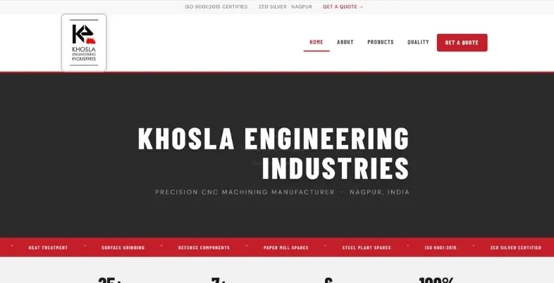 Manufacturing Companies in Nagpur - Khosla Engineering Industries