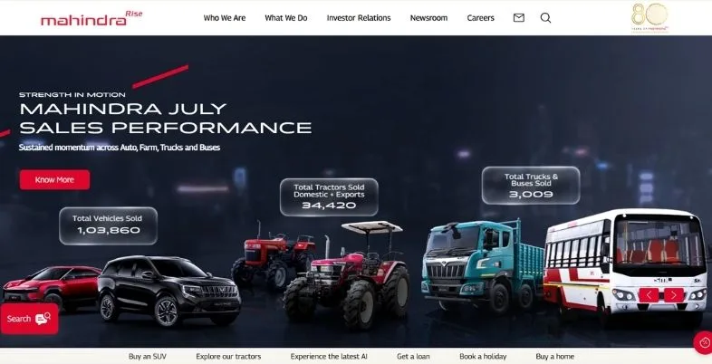 Manufacturing Companies in Nagpur - Mahindra & Mahindra Ltd.